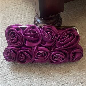 Purple Rose Clutch
